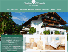 Tablet Screenshot of landhaus-marinella.de